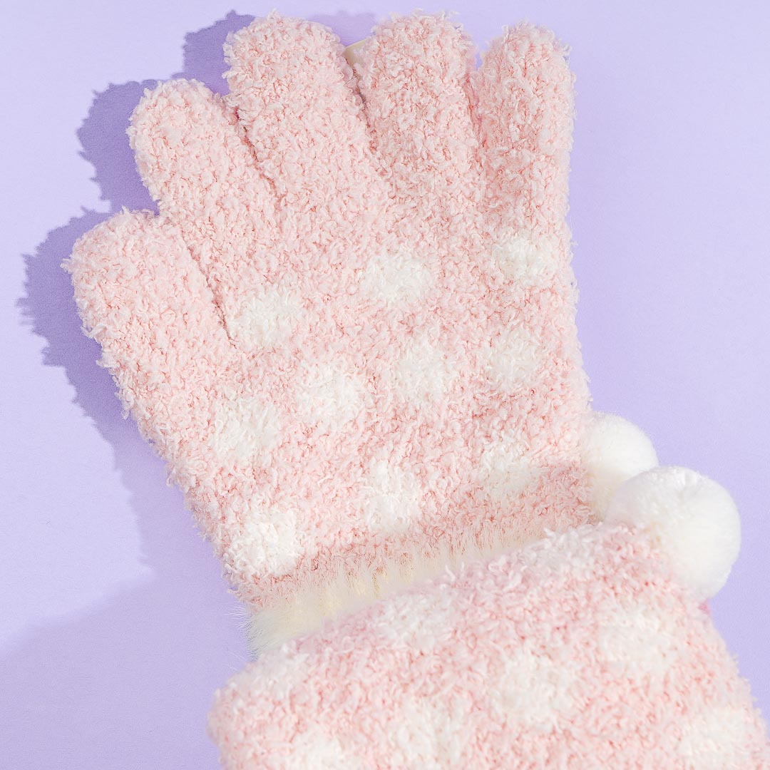 My Melody Polka Dot Winter Gloves