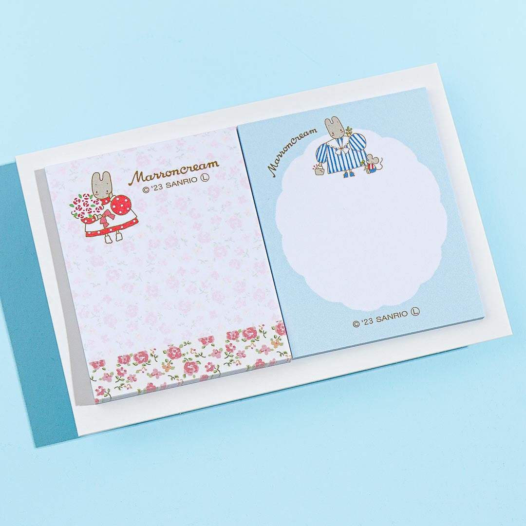 Marron Cream Sticky Notes With Case