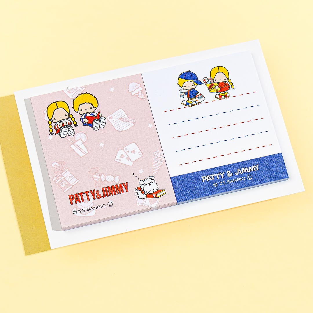Patty & Jimmy Sticky Notes With Pouch