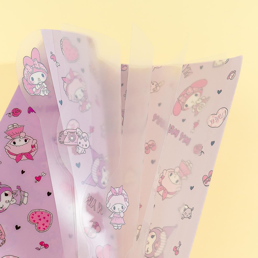 My Melody & Kuromi Heart Sleepover Multi-Slot A4 File Folder