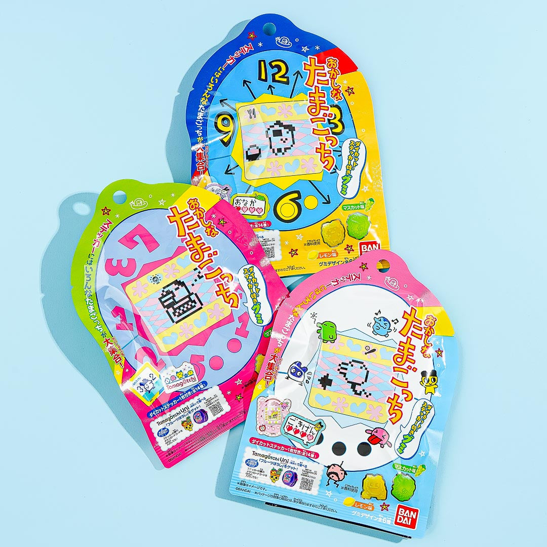 Tamagotchi Gummy With Sticker - Muscat & Lemon