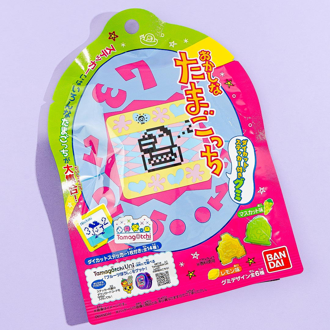 Tamagotchi Gummy With Sticker - Muscat & Lemon