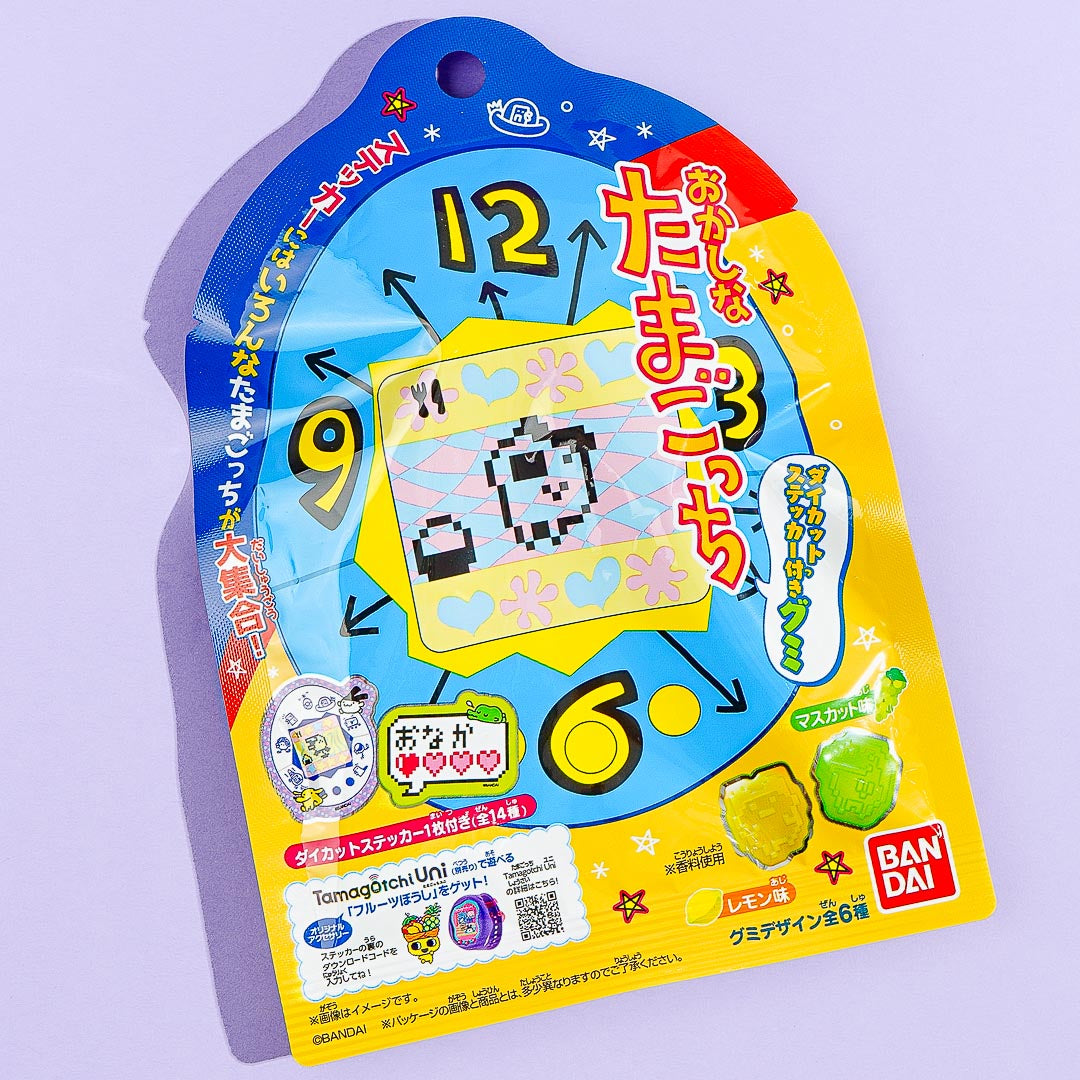 Tamagotchi Gummy With Sticker - Muscat & Lemon