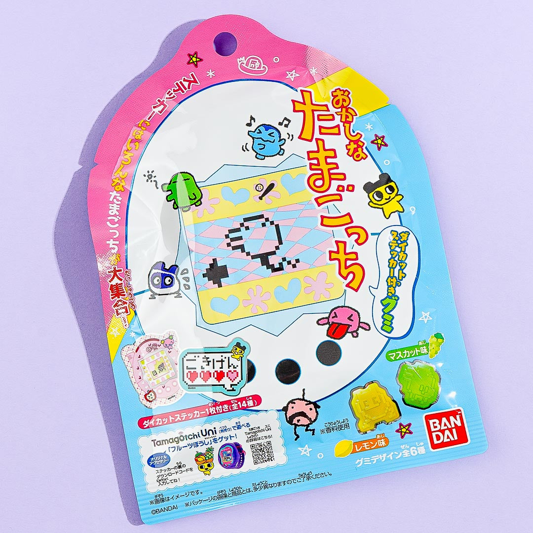 Tamagotchi Gummy With Sticker - Muscat & Lemon