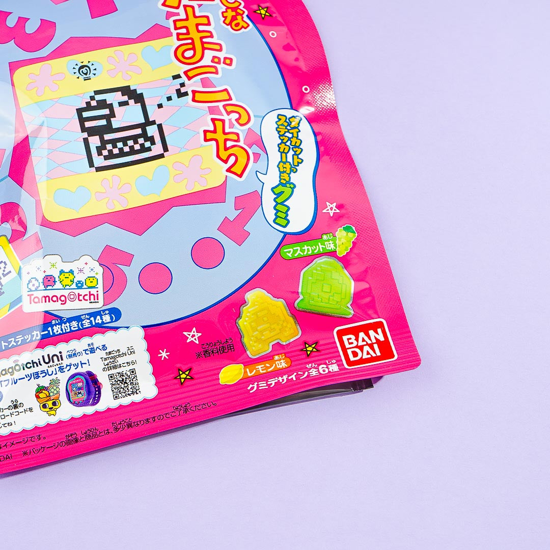 Tamagotchi Gummy With Sticker - Muscat & Lemon