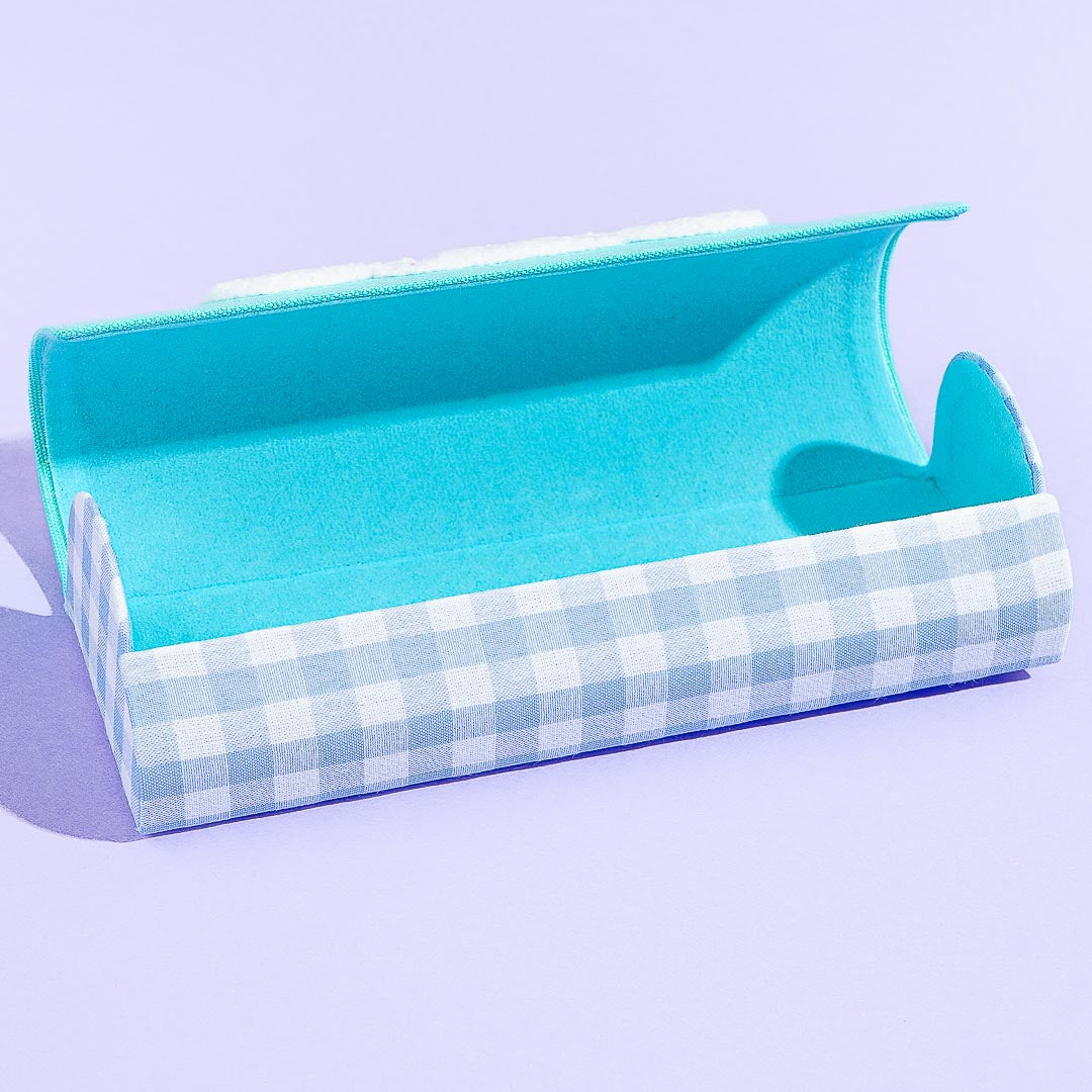 Cinnamoroll Blue Gingham Eyeglass Case