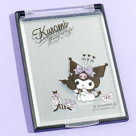Kuromi Glittery Folding Mirror