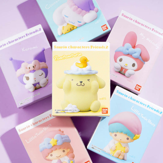 Sanrio Characters Friends 2 Figure With Gum