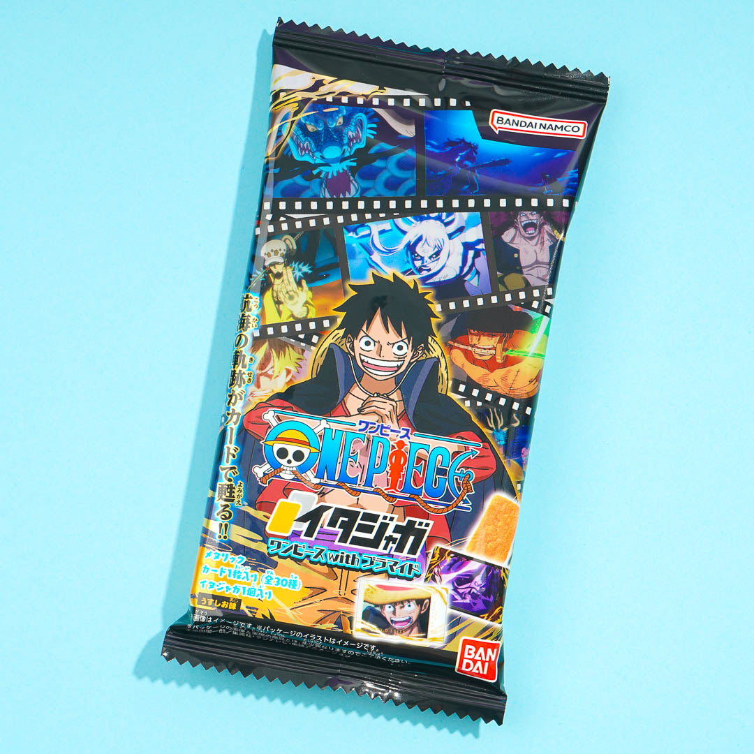 One Piece Metallic Card With Senbei
