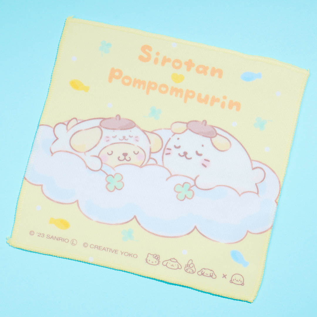 Pompompurin x Sirotan Hand Towel