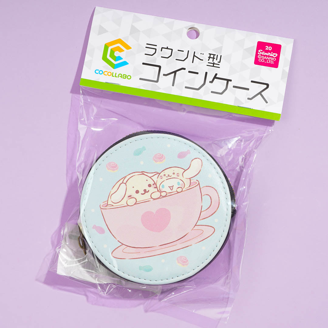 Sirotan x Sanrio Characters Round Coin Purse - Cinnamoroll