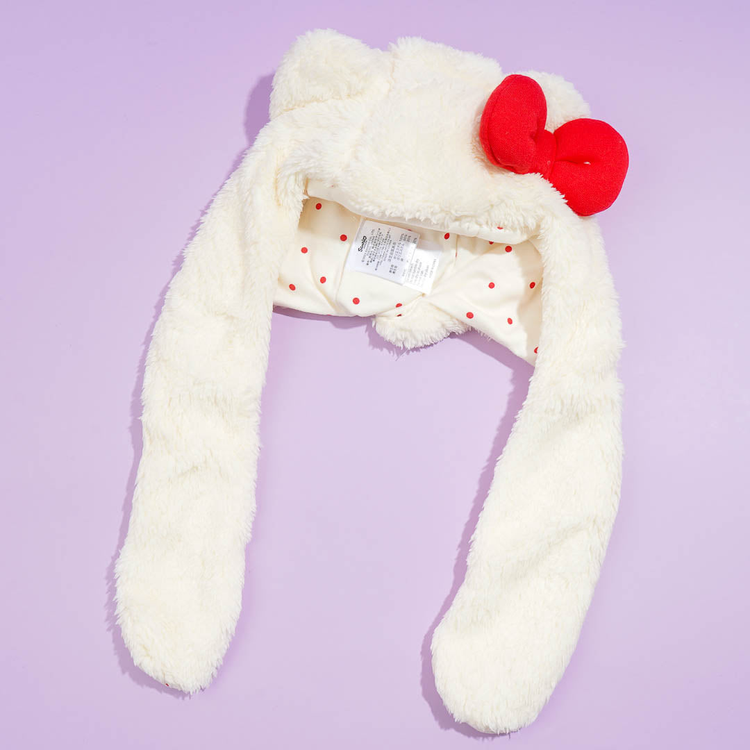 Hello Kitty Fluffy Hooded Scarf