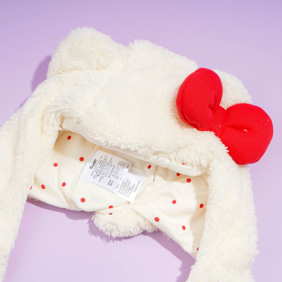 Hello Kitty Fluffy Hooded Scarf