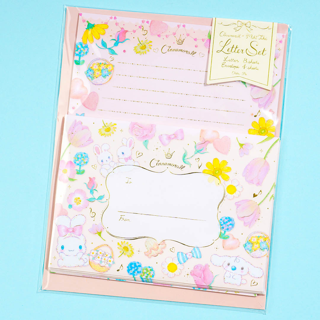 Cinnamoroll x Miki Takei Letter Set