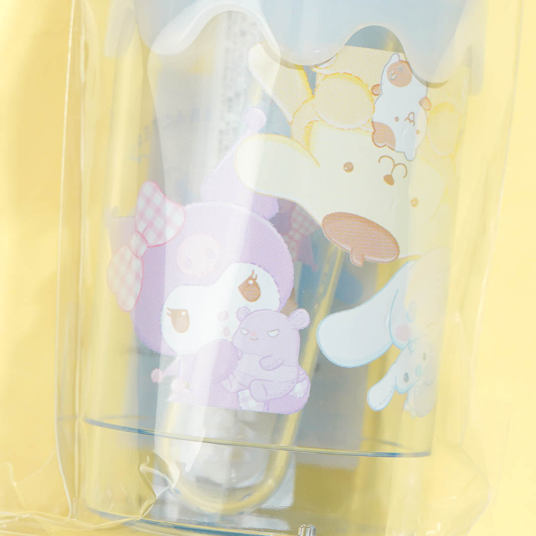Sanrio Characters Milk Bottle Toothbrush Set