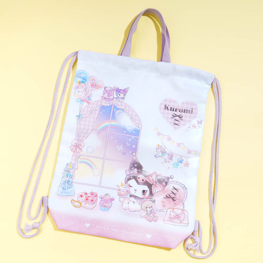 Kuromi Cheeky Drawstring Bag