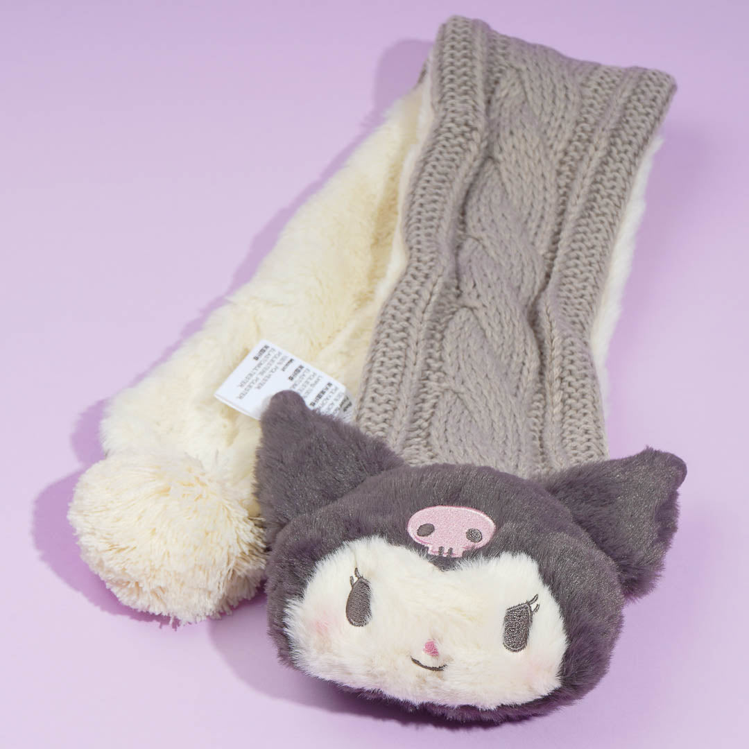 Kuromi Warm Knitted Scarf
