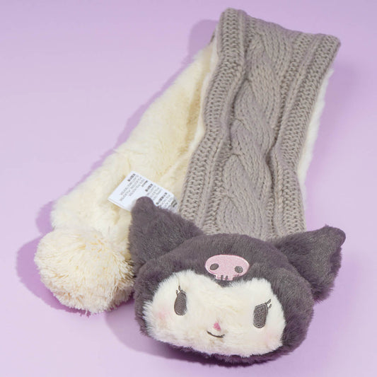 Kuromi Warm Knitted Scarf
