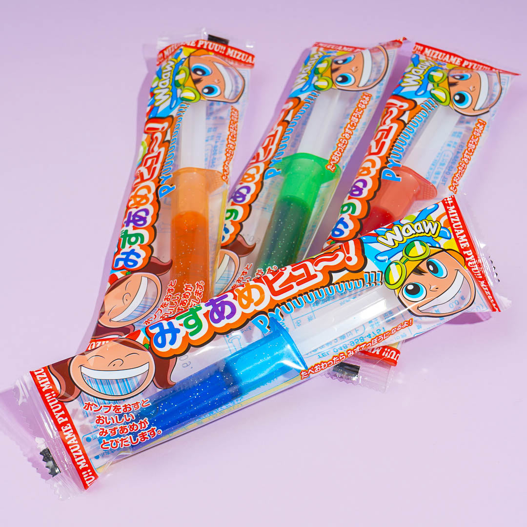 Mizudeppo Ame Mizuame Syringe-Type Candy