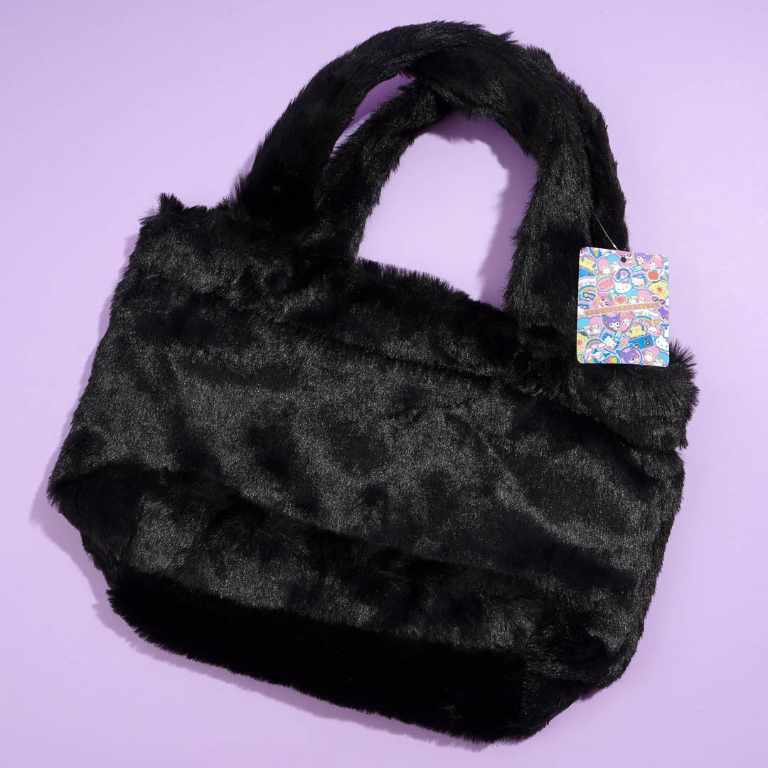 Kuromi Frown Fur Handbag
