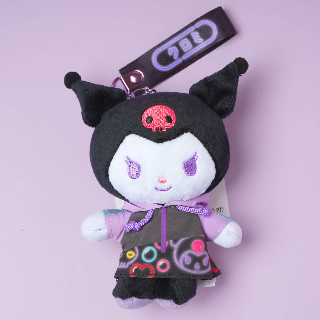 Kuromi Shibuya Neon Night Plushie Charm