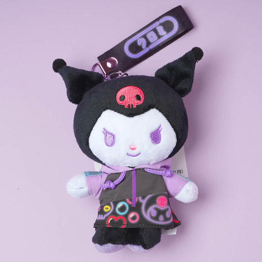 Kuromi Shibuya Neon Night Plushie Charm