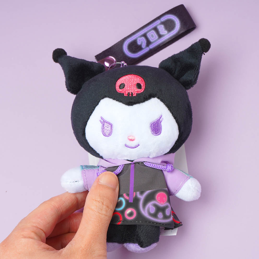 Kuromi Shibuya Neon Night Plushie Charm