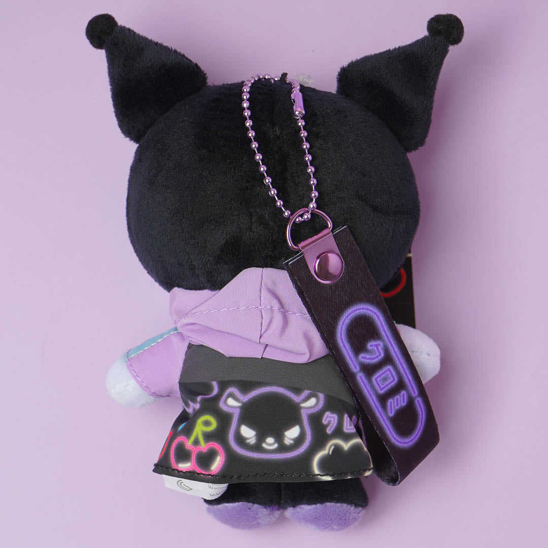 Kuromi Shibuya Neon Night Plushie Charm