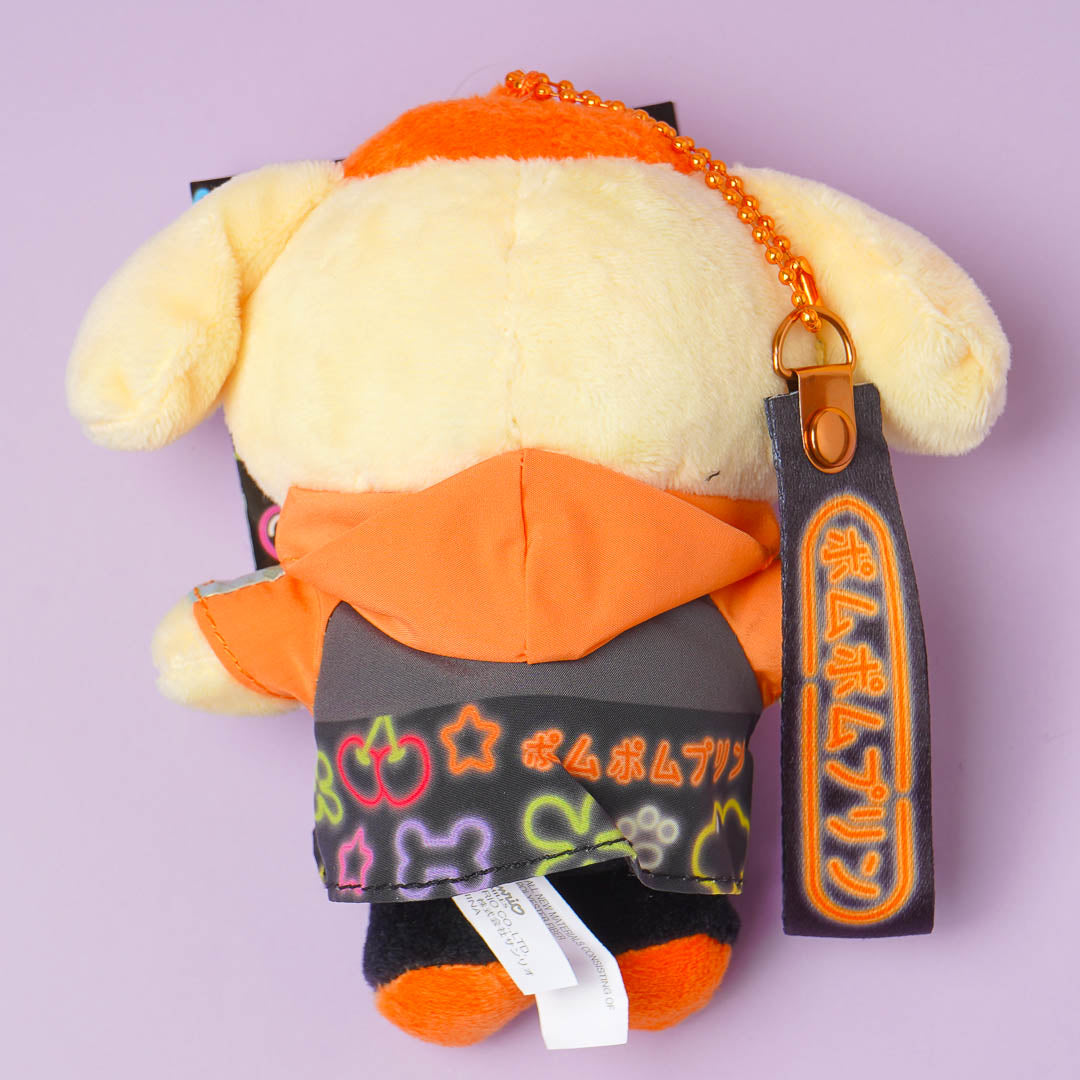 Pompompurin Shibuya Neon Night Plushie Charm