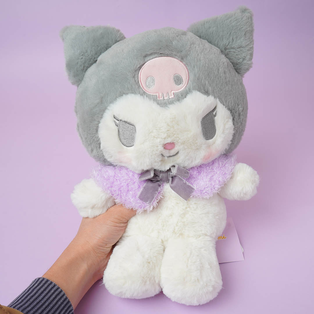 Kuromi Ribbon Cloak Plushie - Big