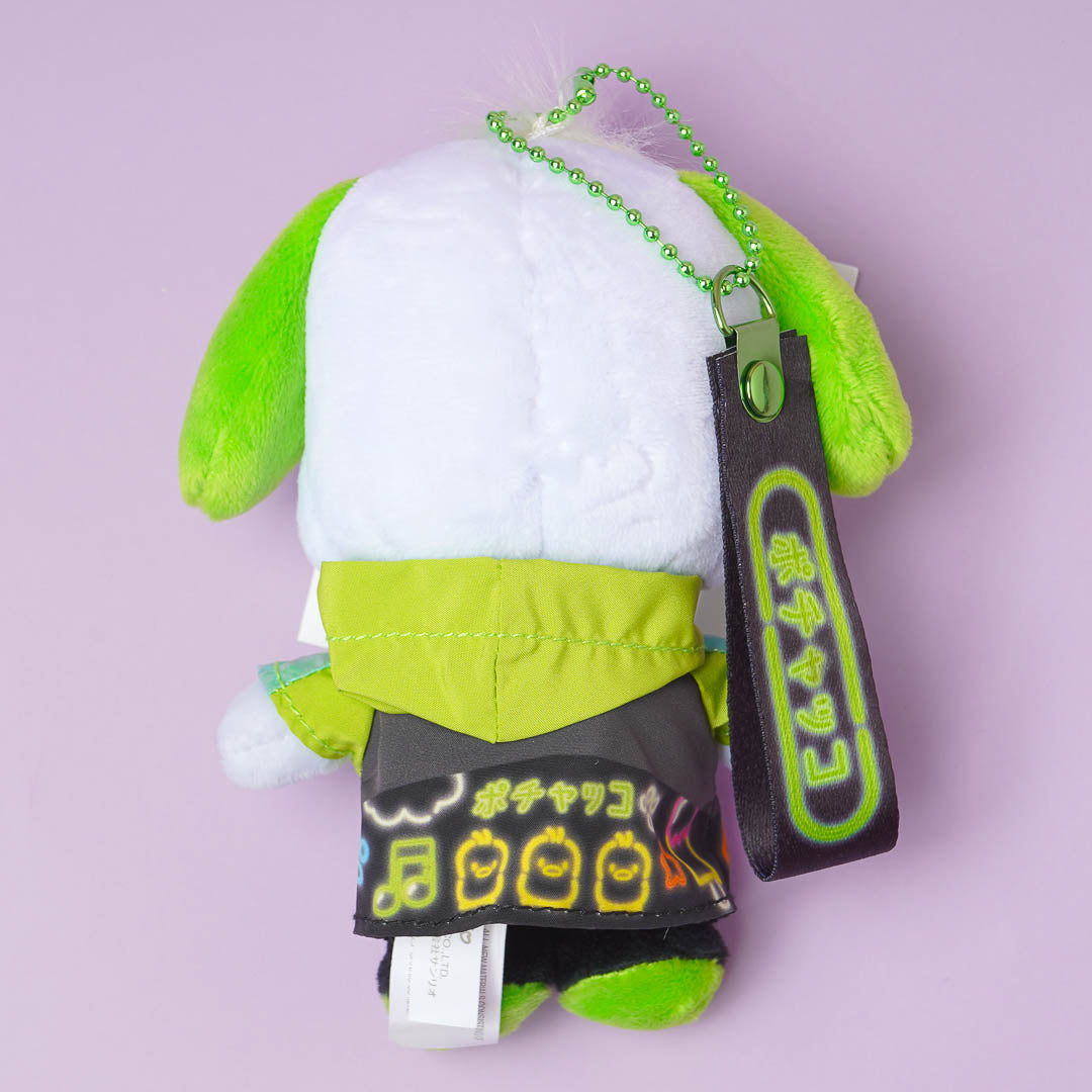 Pochacco Shibuya Neon Night Plushie Charm