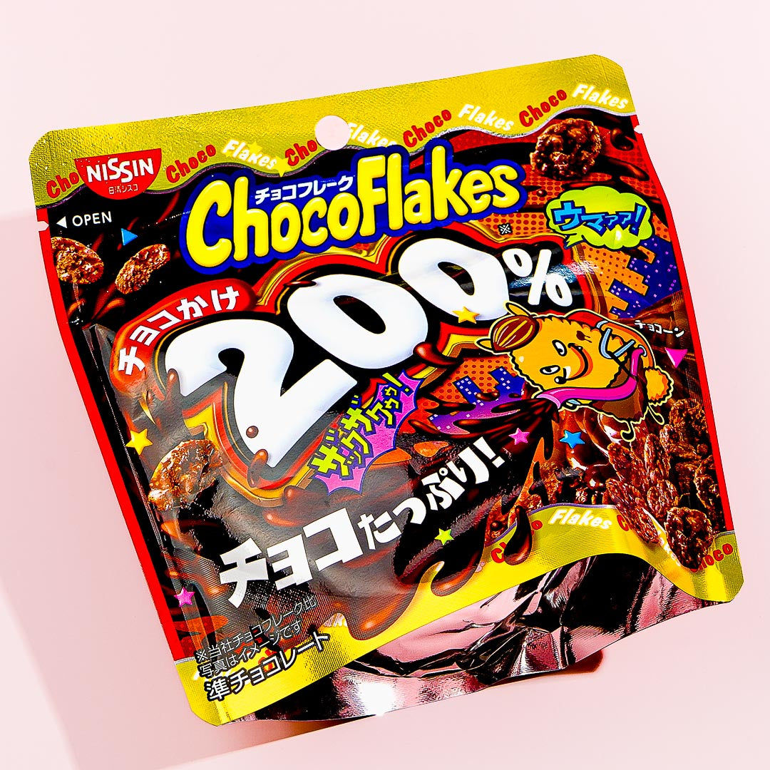 Nissin Cisco Choco Flakes - 200% Chocolate