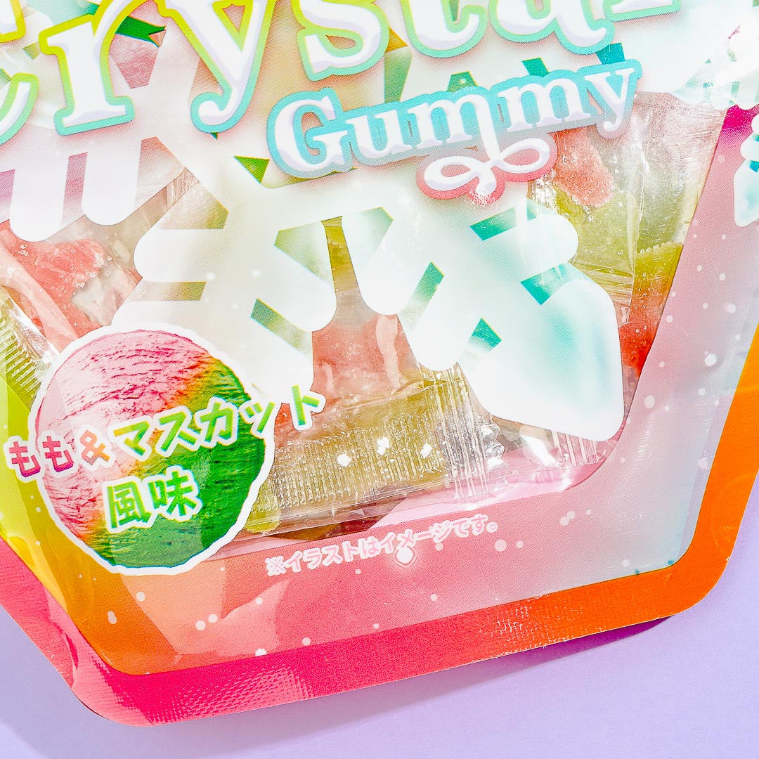 Snow Crystal Gummy - Peach & Muscat