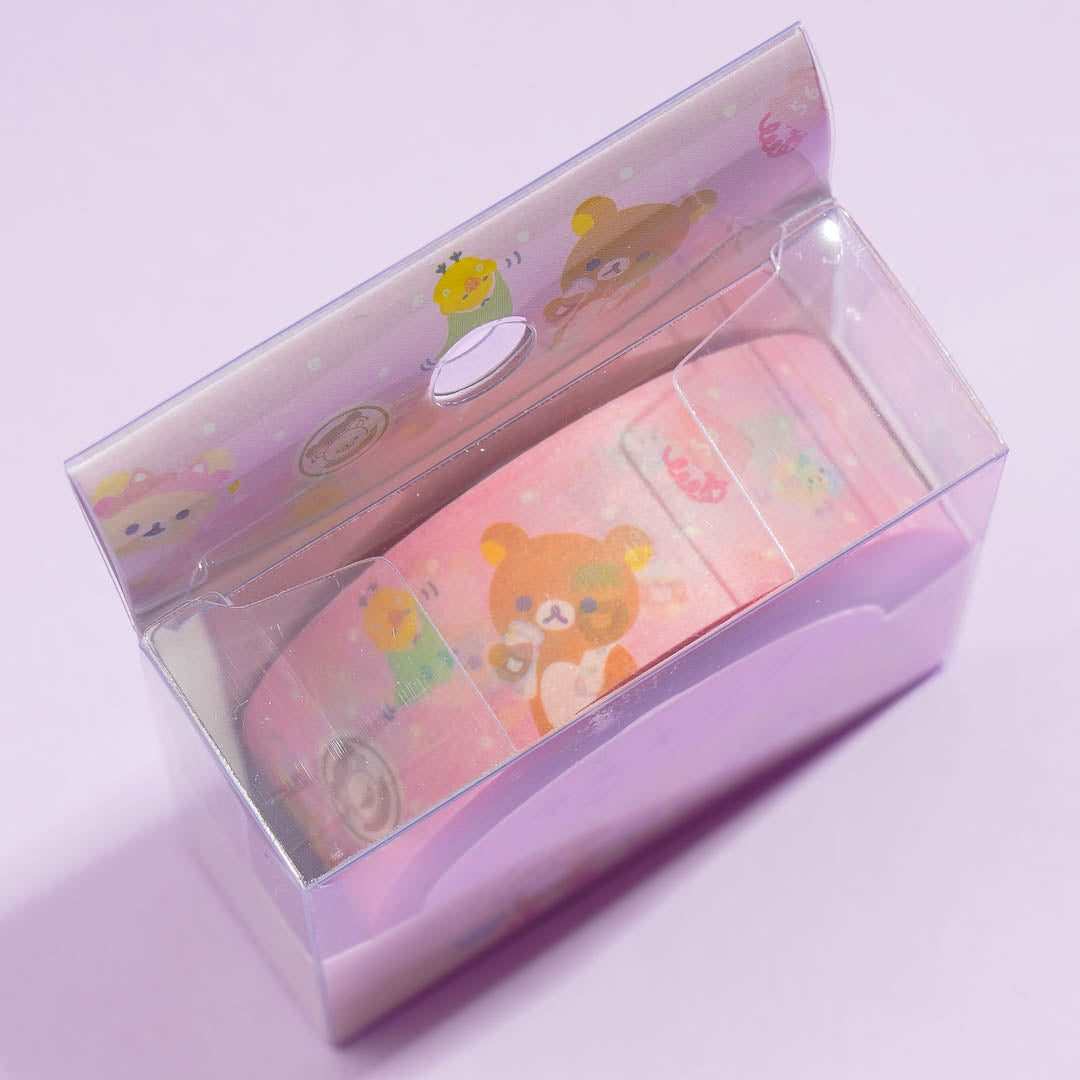 Rilakkuma Neko Friends Glittery Washi Tape