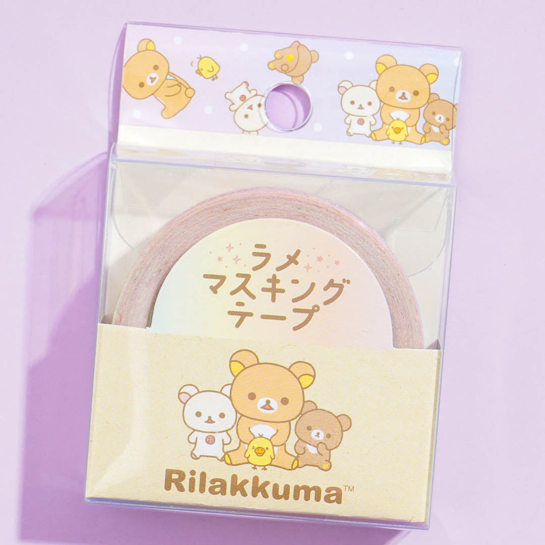 Rilakkuma & Friends Glittery Washi Tape