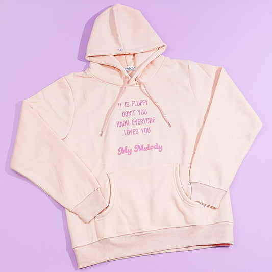 My Melody Lavender Embroidery Hoodie