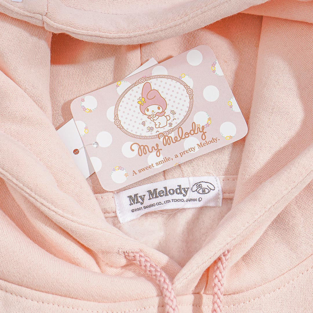 My Melody Lavender Embroidery Hoodie