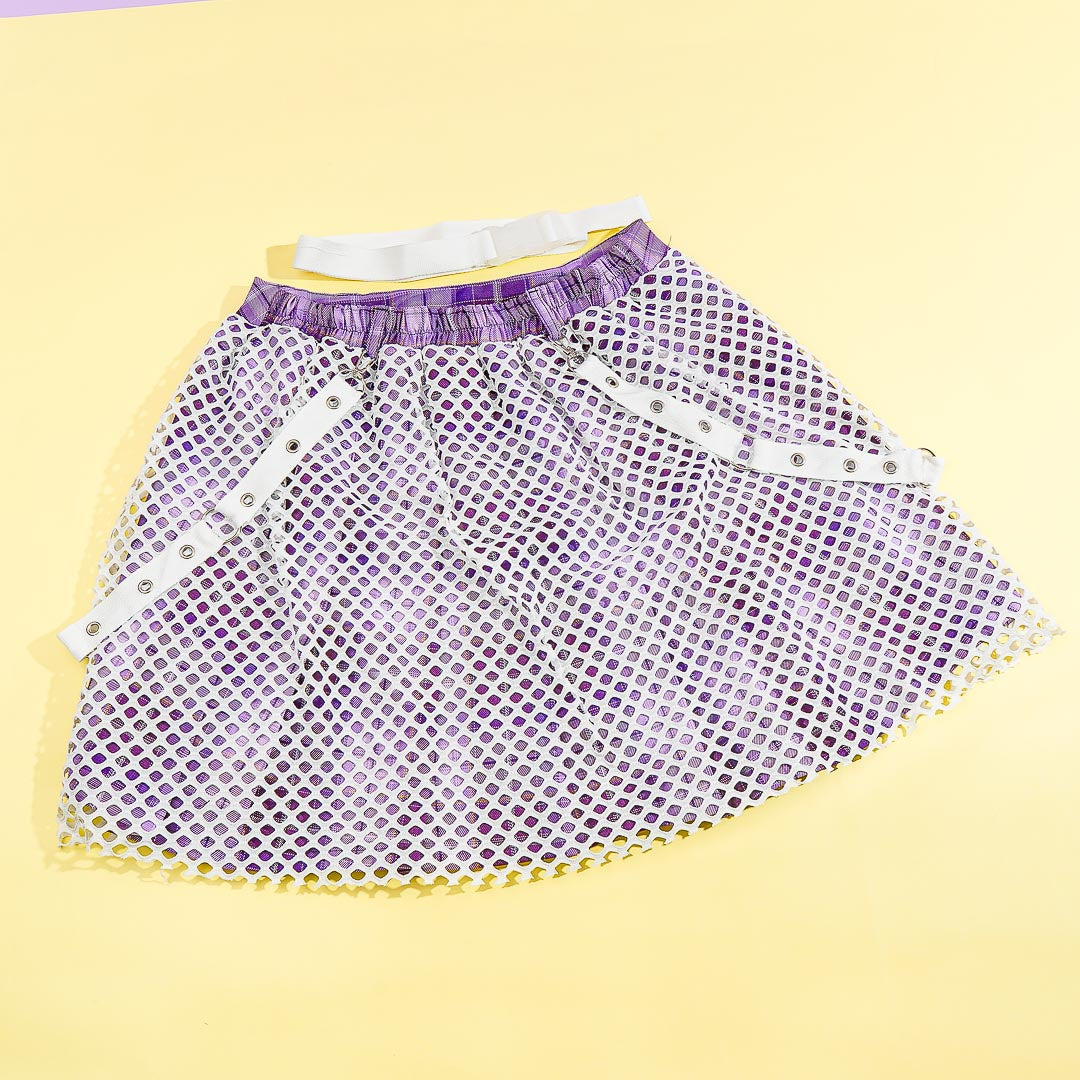 ACDC RAG Pastel Gloomy Mesh Skirt