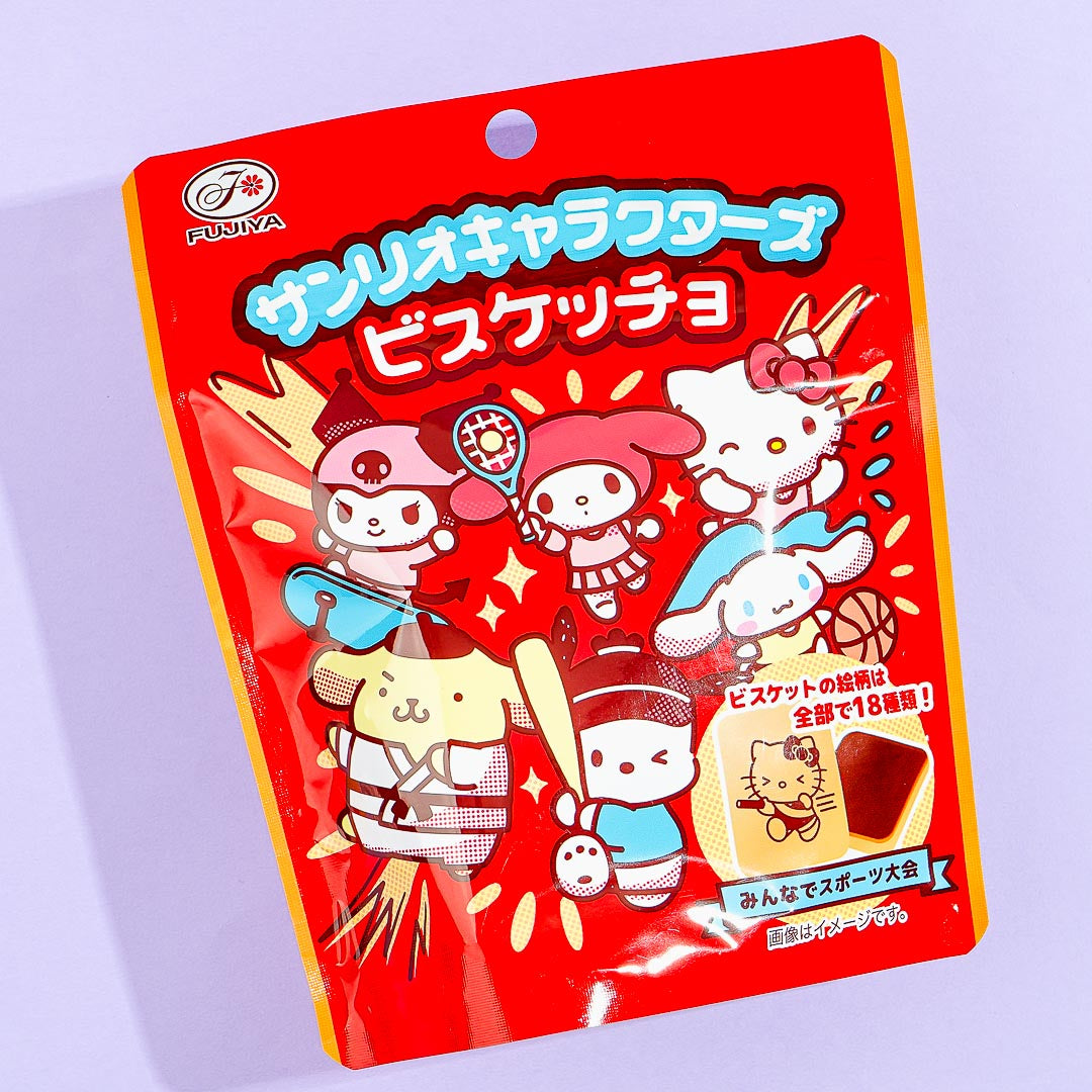 Fujiya x Sanrio Characters Bisukecho Chocolate Biscuits