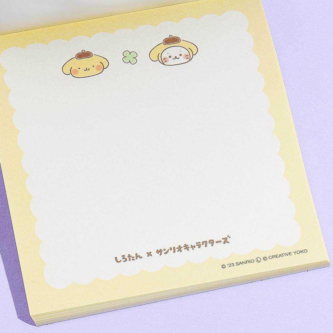 Sanrio x Shirotan 25th Anniversary Memo Pad