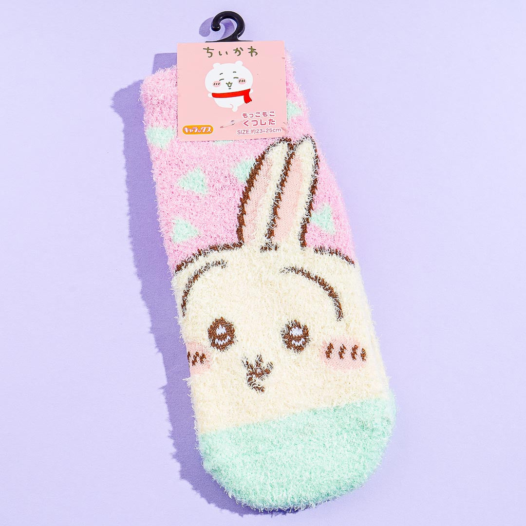 Chiikawa Sankaku Fun Fluffy Socks