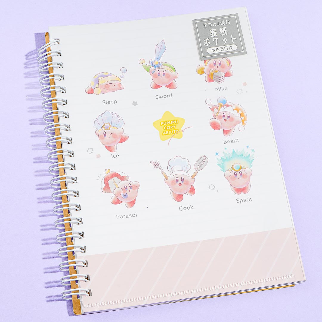 Kirby Copy Ability B6 Spiral Notebook