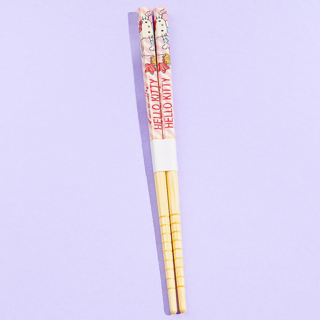 Hello Kitty Candy Time Bamboo Chopsticks
