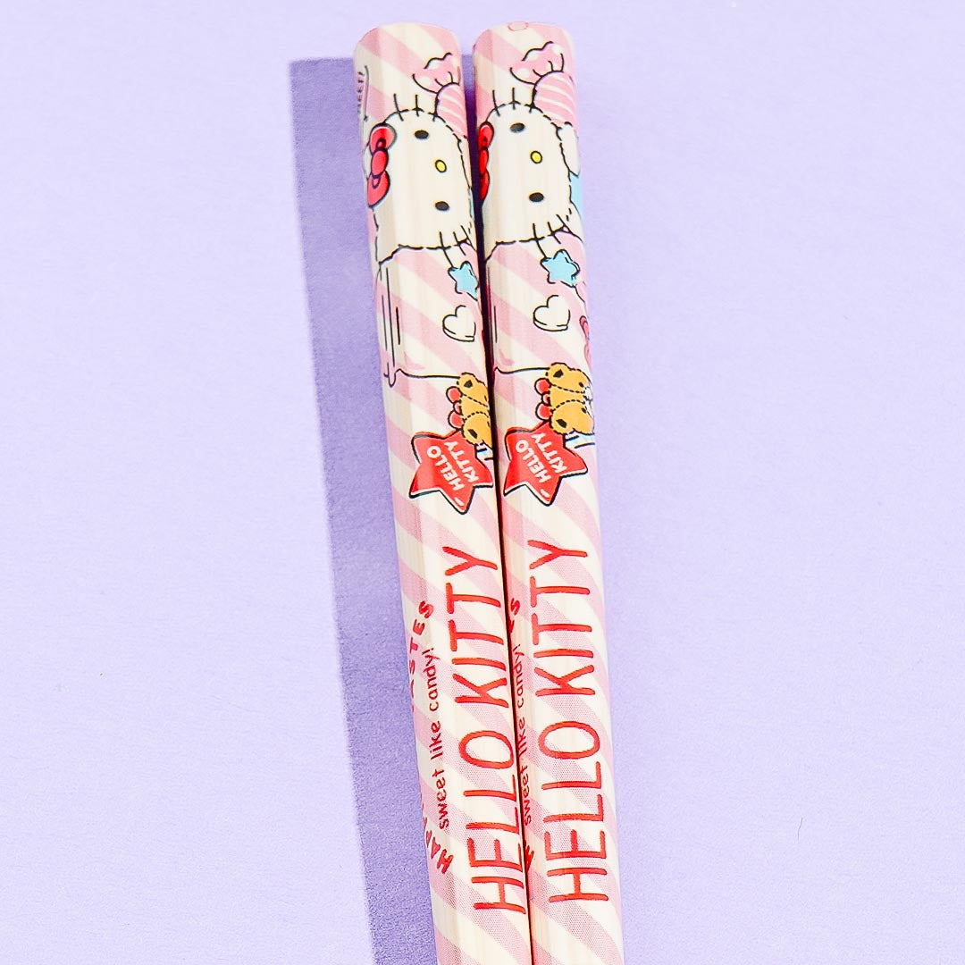 Hello Kitty Candy Time Bamboo Chopsticks