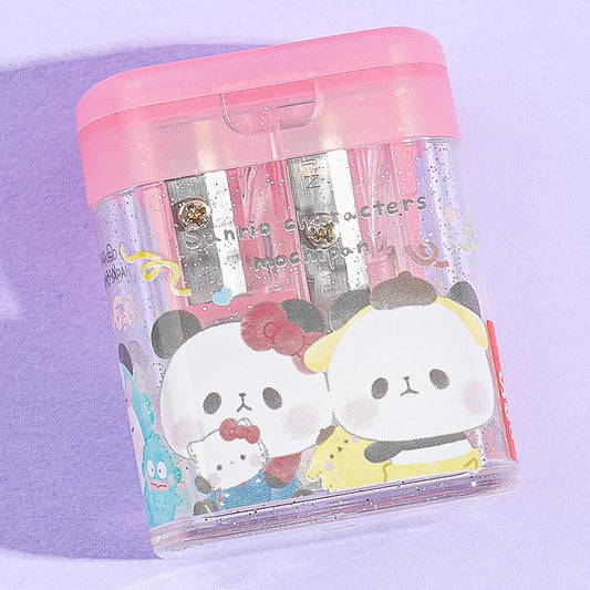 Sanrio Characters x Mochi Mochi Panda Twin Sharpener