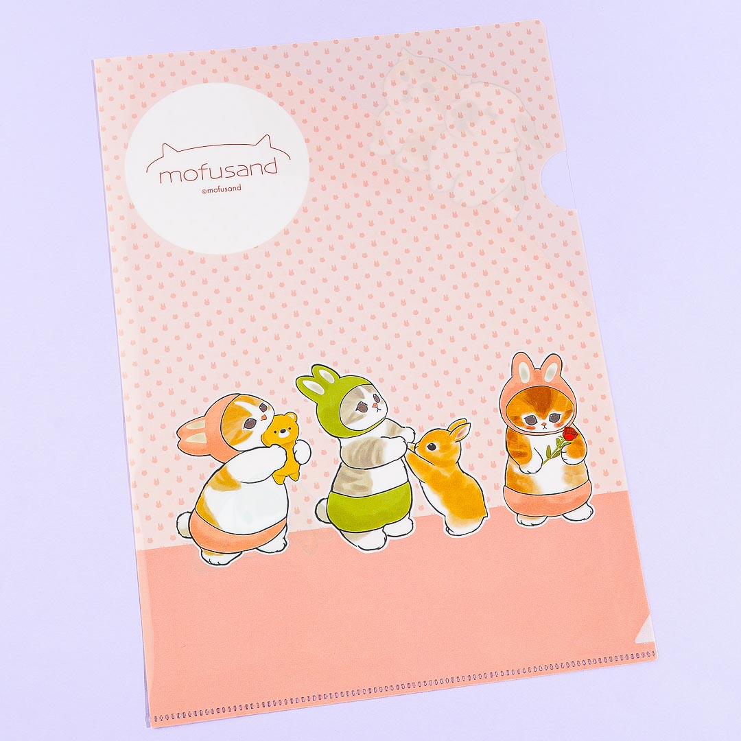 Mofusand Bunny Dress-Up A4 File Folder