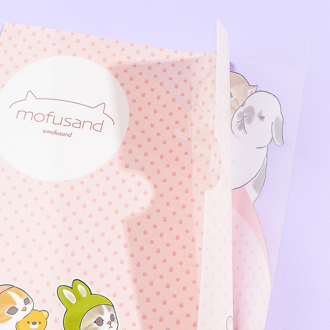 Mofusand Bunny Dress-Up A4 File Folder