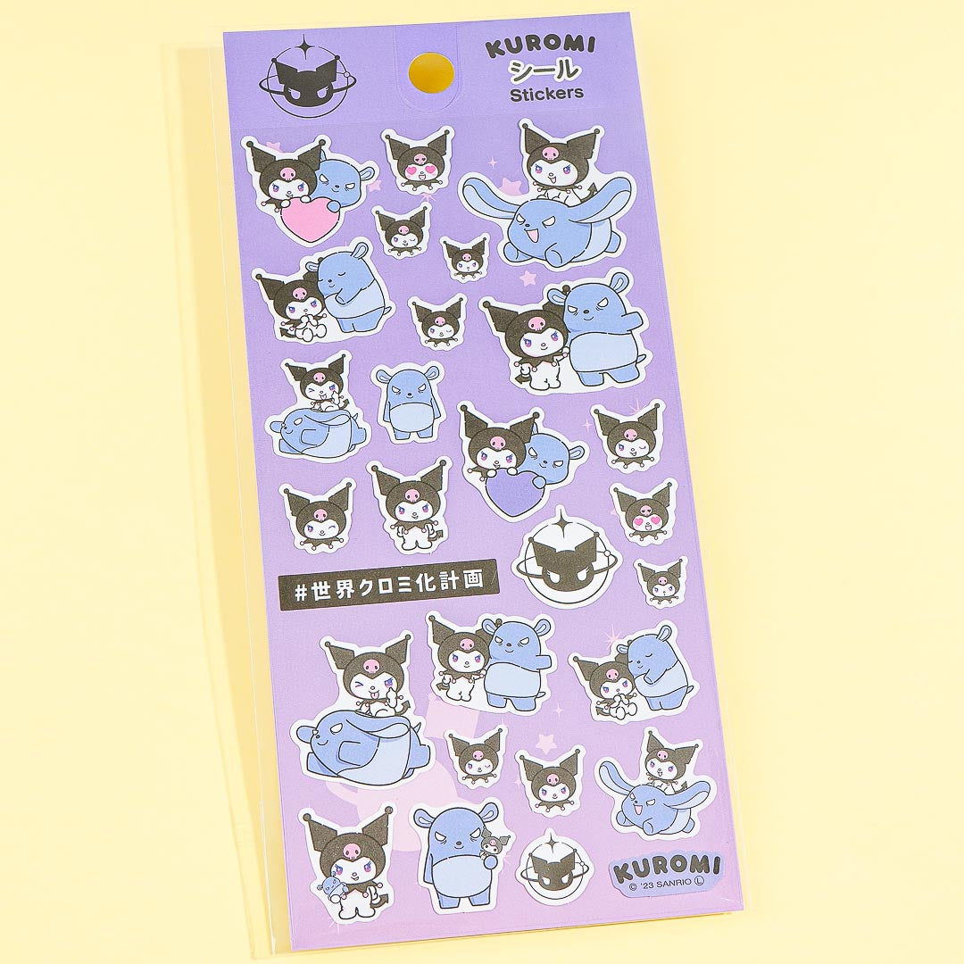 Kuromi & Baku World Kuromization Project Stickers