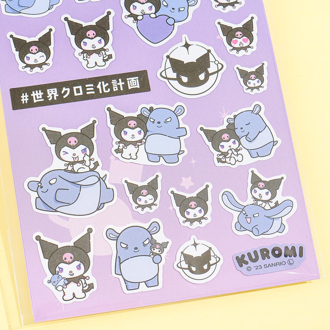 Kuromi & Baku World Kuromization Project Stickers