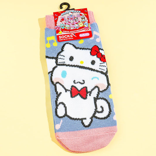 Cinnamoroll x Hello Kitty Ankle Socks